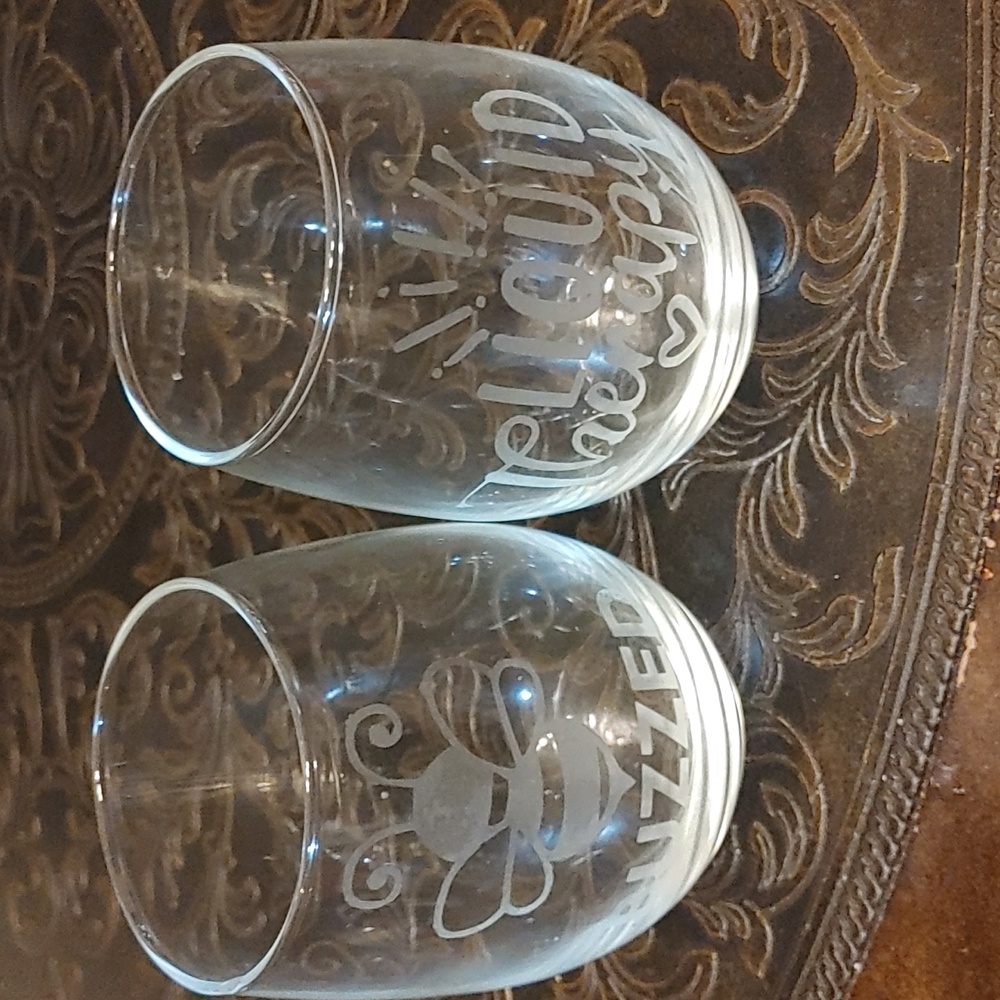 ✅Buzzed & Liquid Therapy Glasses